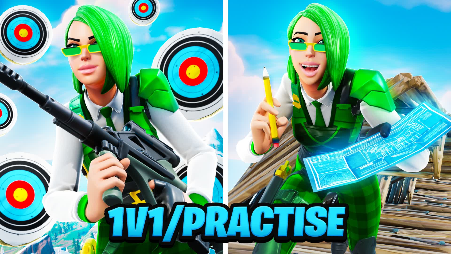 1V1 Builds Fights PRACTICE 🎯