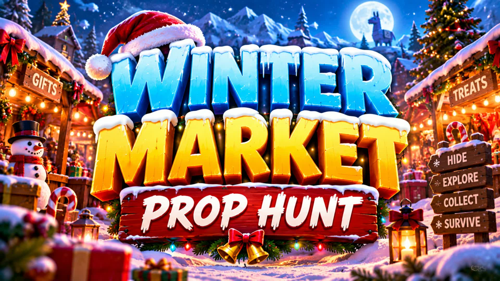 WINTER MARKET PROP HUNT 🎄