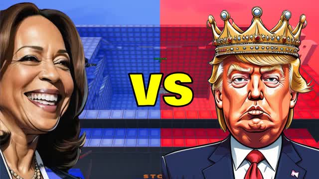 🔴🔵DONALD TRUMP VS KAMALA RED VS BLUE