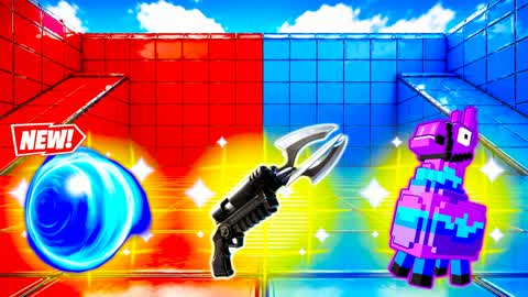 RED VS BLUE NETHER BATTLE ARENA 🔴🔵