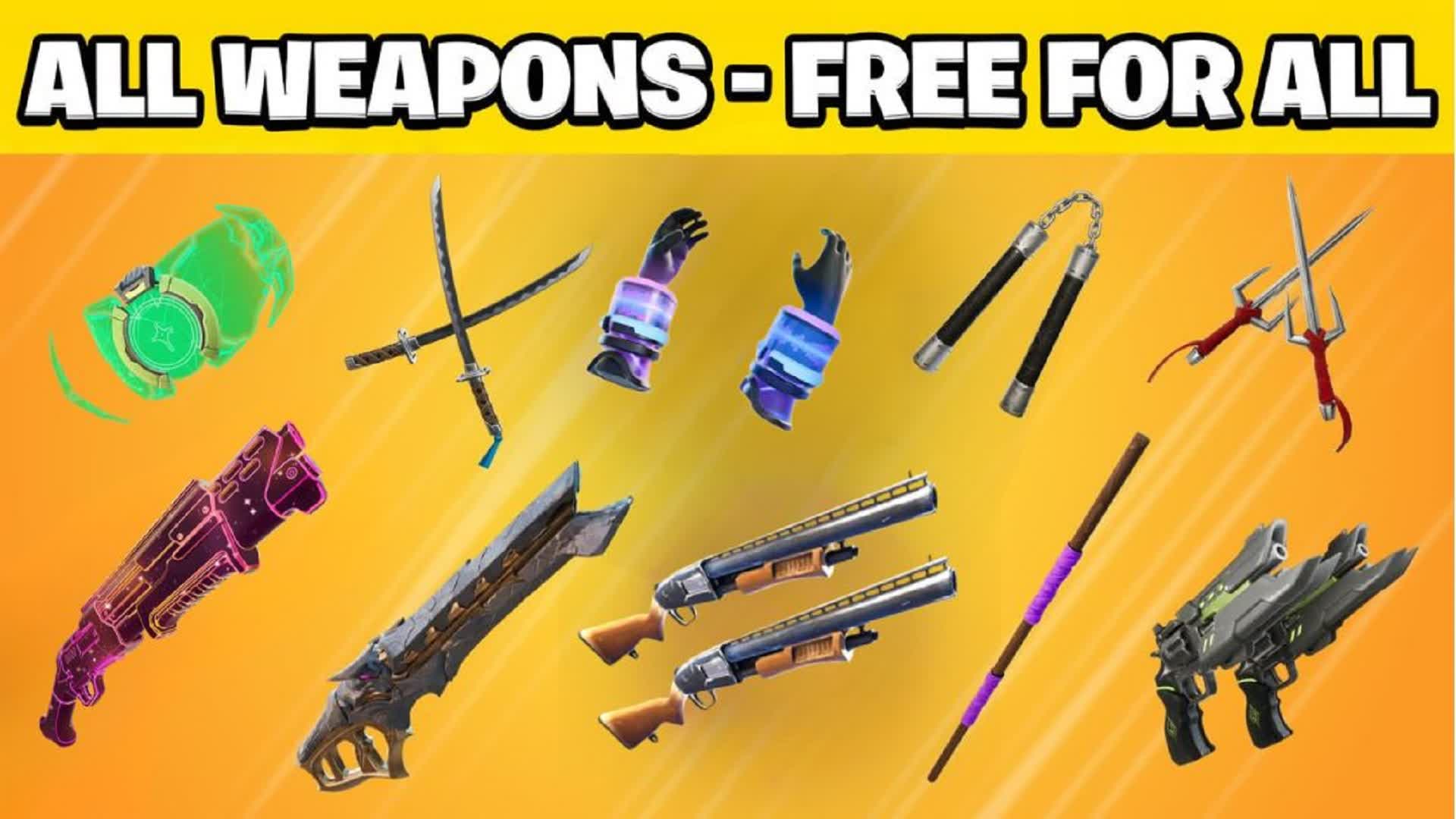 TMNT ⭐ ALL WEAPONS - FREE FOR ALL (CARS)