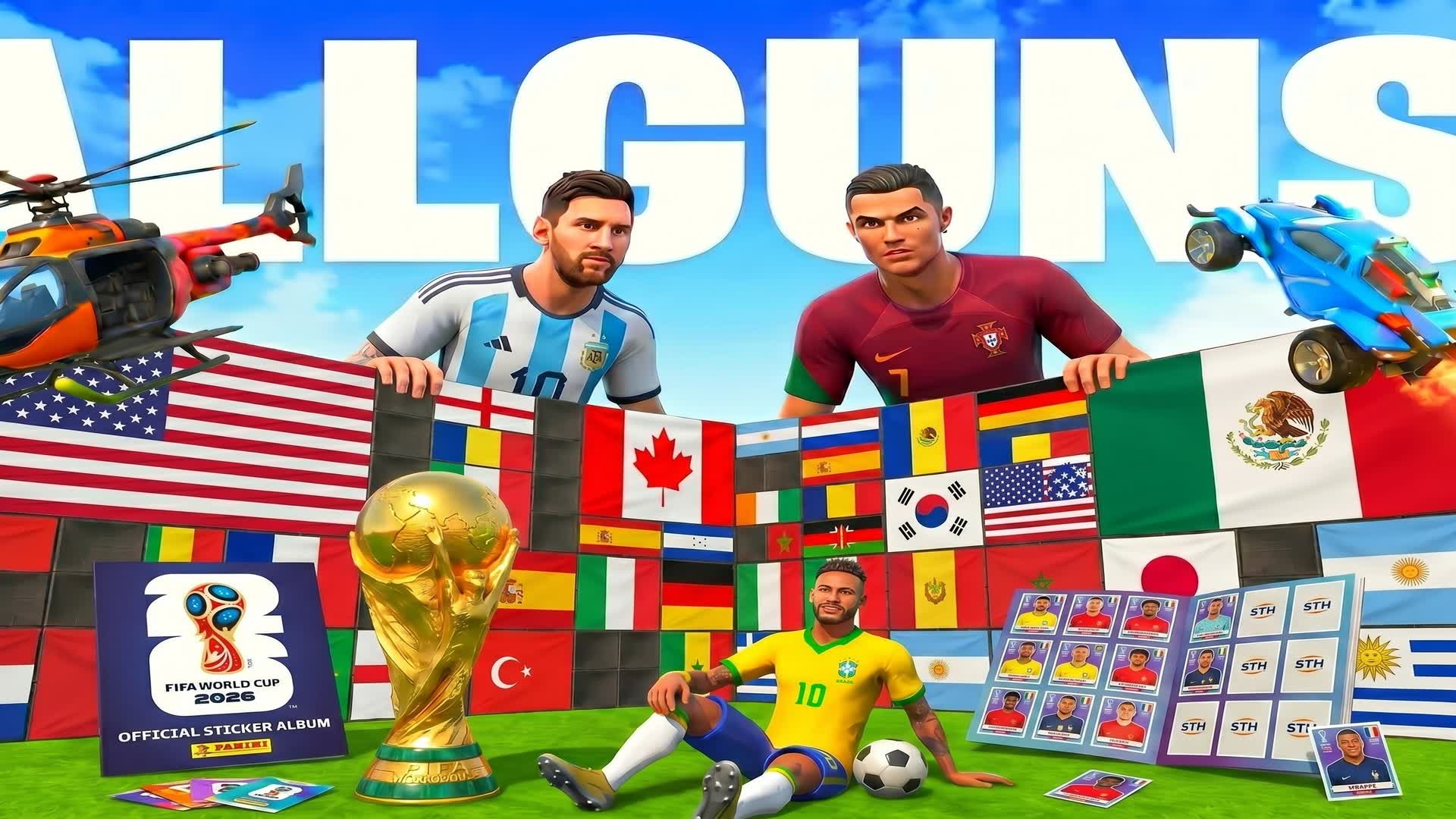 WORLD CUP ALL GUNS 🔫 HAPPY