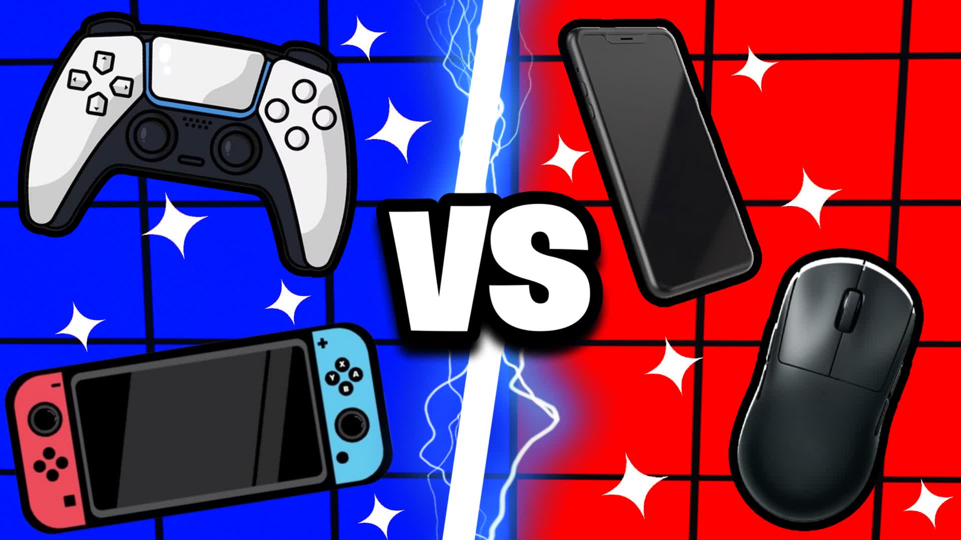 CONSOLES VS MOBILE/PC RED VS BLUE