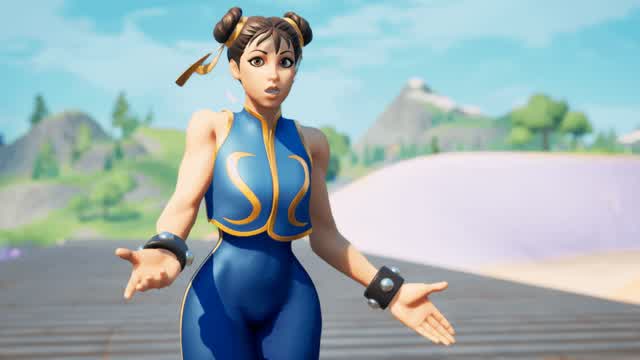 chunさま♡ Chun li sitting 2 9446-0067-0327 by dragondeez - フォートナイト