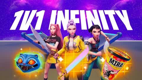 1V1 INFINITY KPOP عاركني بالبناء 戦い
