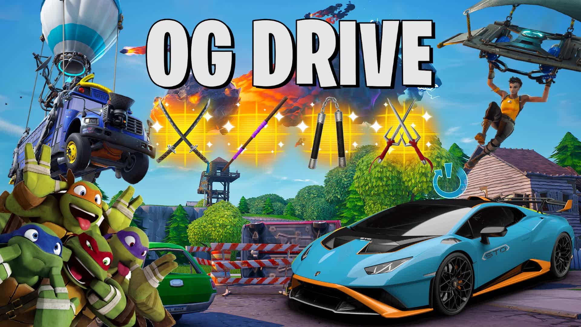 🌄 TMNT ⭐️ OG DRIVE ⭐️ FFA