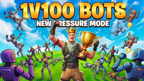 👑 1v100 BOTS | NEW PRESSURE MODE