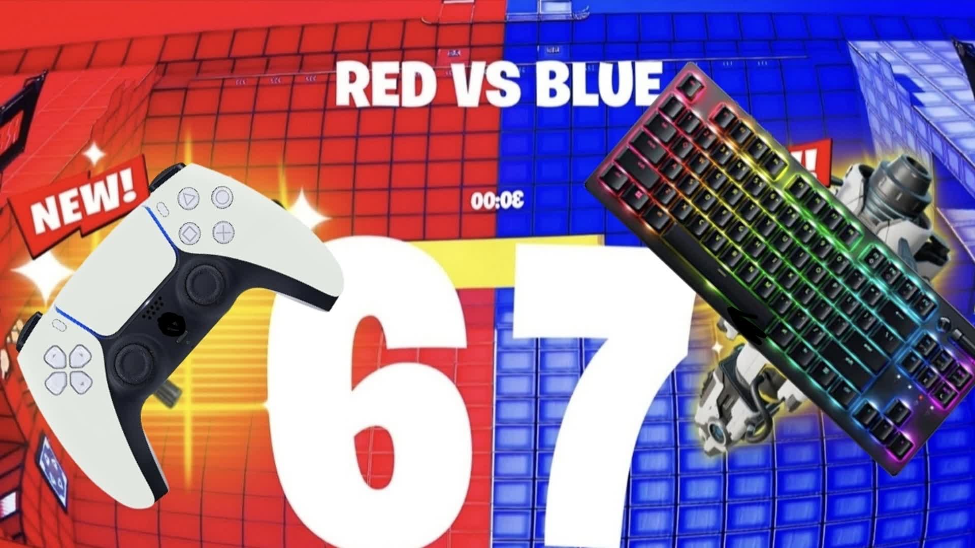 MEGA RED VS BLUE🔴🔵 DABA