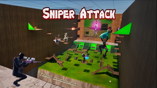 Sniper Attack 🎯 Team - Deathmatch