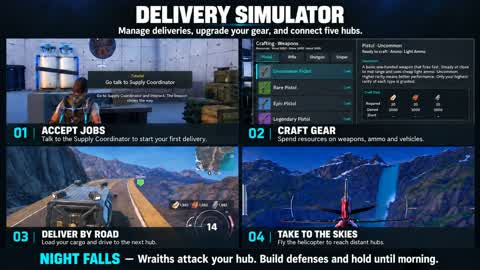 Night Courier: Delivery Simulator