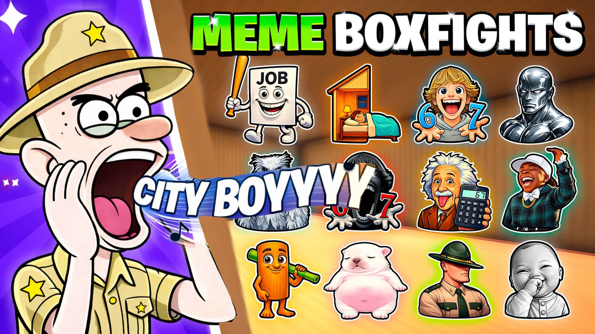 BRAINROT BOXFIGHT 📦 75+MEME S🗿