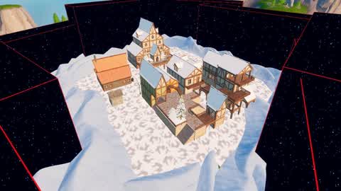 Snowy town hunt