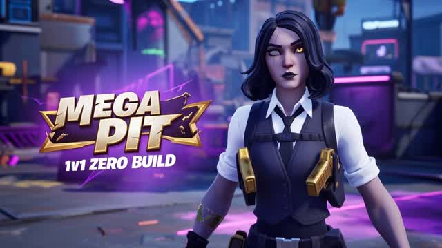MEGA PIT 1V1 ZERO BUILD 🎯 FFA