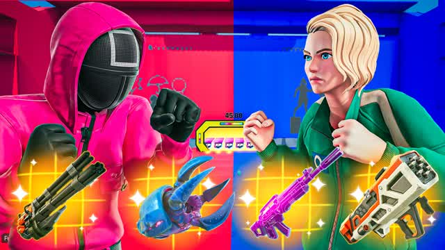 SQUID GAMES RED VS BLUE 🔴🔵