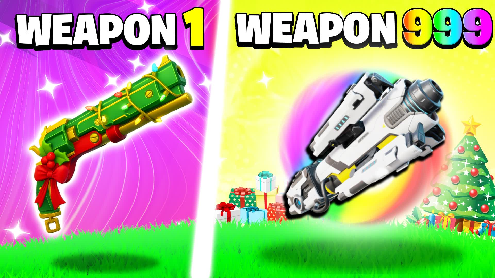 SUPER CHRISTMAS🎄GUN GAME🎯ONE SHOT