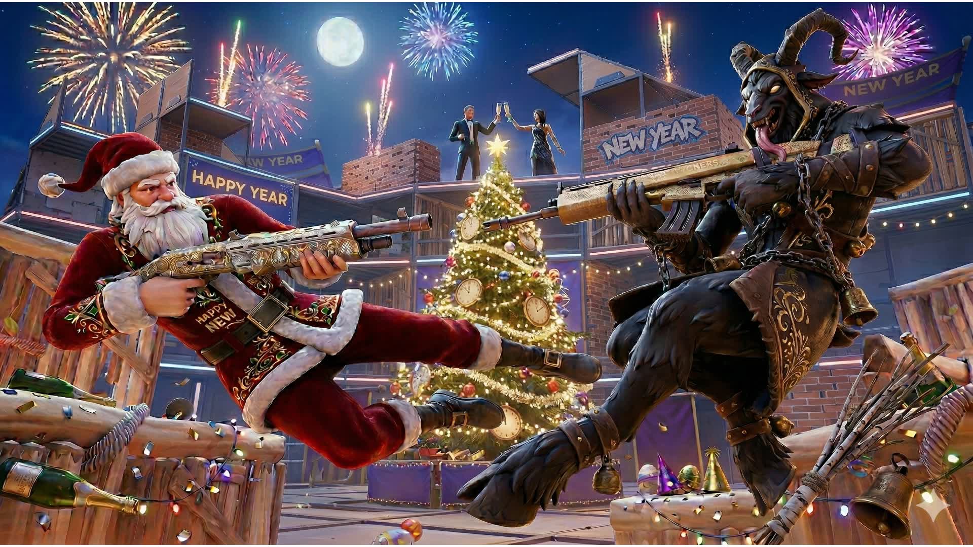New Year Arena 1v1 Build Fight❄️💀