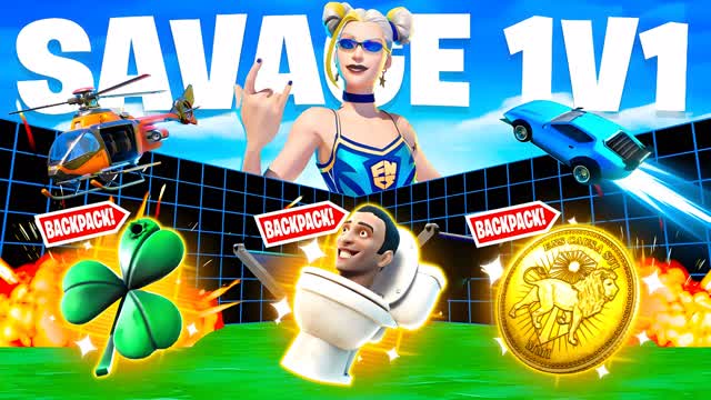 SAVAGE 1V1 ALL GUNS & VEHICLES