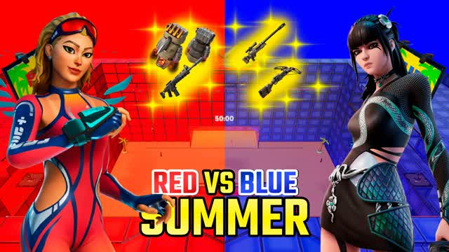 RED VS BLUE | SUMMER! ☂️