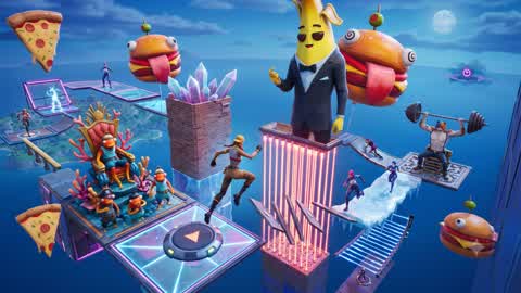 FOOD CHAOS: SKY PARKOUR! 🍕