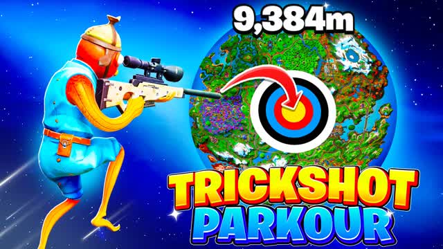 ⭐️CRAZY TRICKSHOT PARKOUR🎯(100 LEVELS)