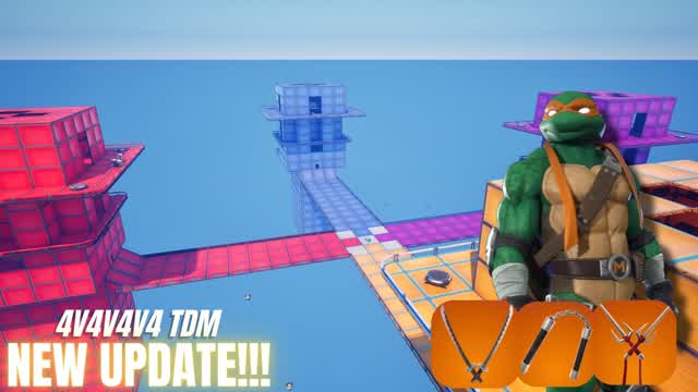 TMNT Red vs Blue vs Orange vs Purple