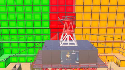 Watery Rig Orange V Green