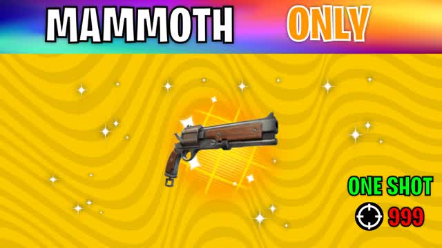 FUN MAMMOTH PISTOL ONLY 🎯 ONE SHOT