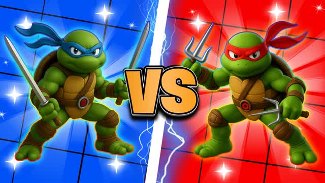 🔴🔵TMNT RED VS BLUE 🔴🔵 POLIR