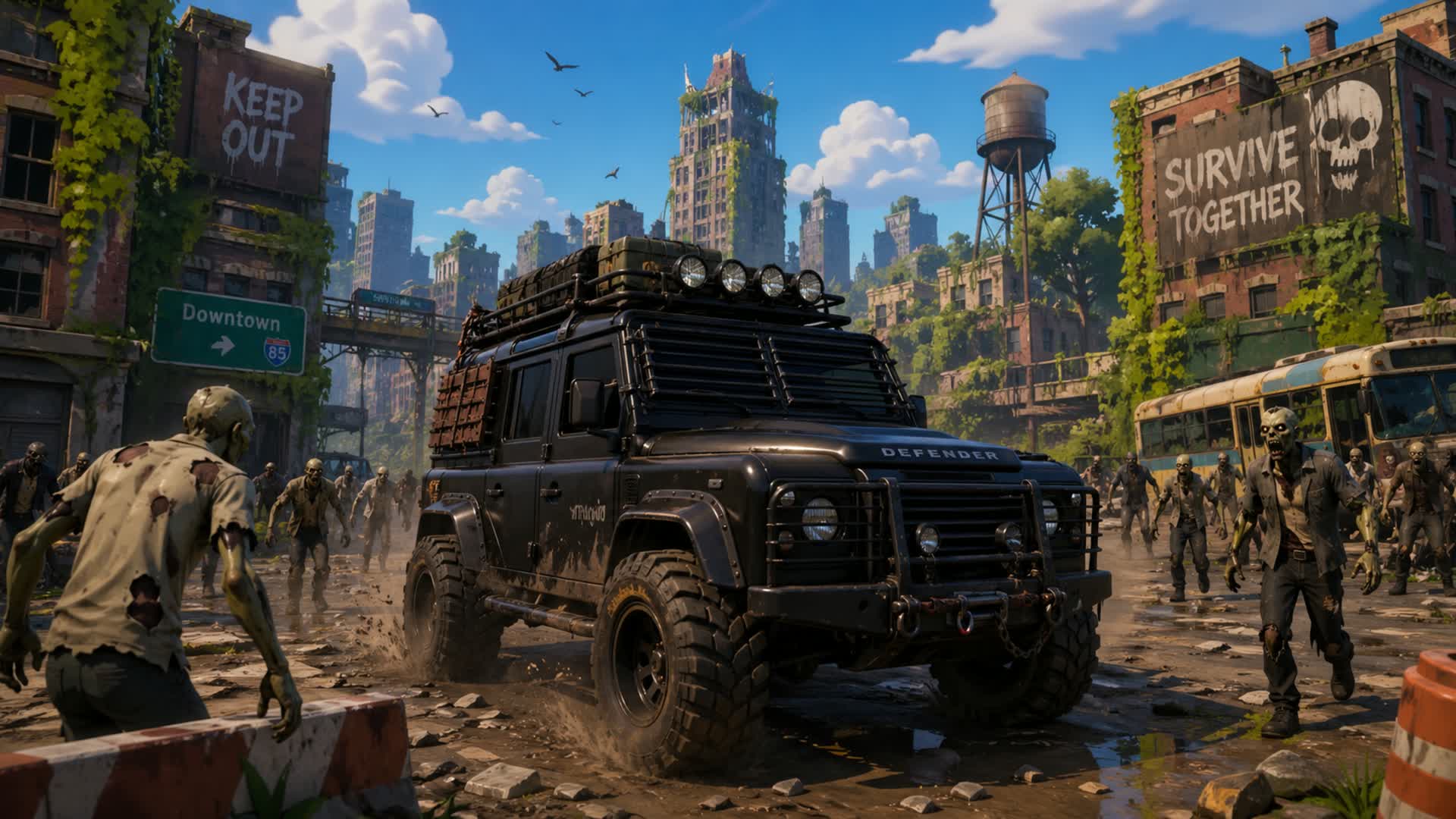 Zombie Survival Drive 🚗 FFA ⭐️ TWDU 🧟