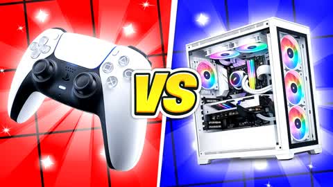 CRAZY CONSOLE VS PC [ULTRA RED VS BLUE]