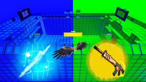 💚GREEN VS BLUE💙 *NEW WEAPONS*