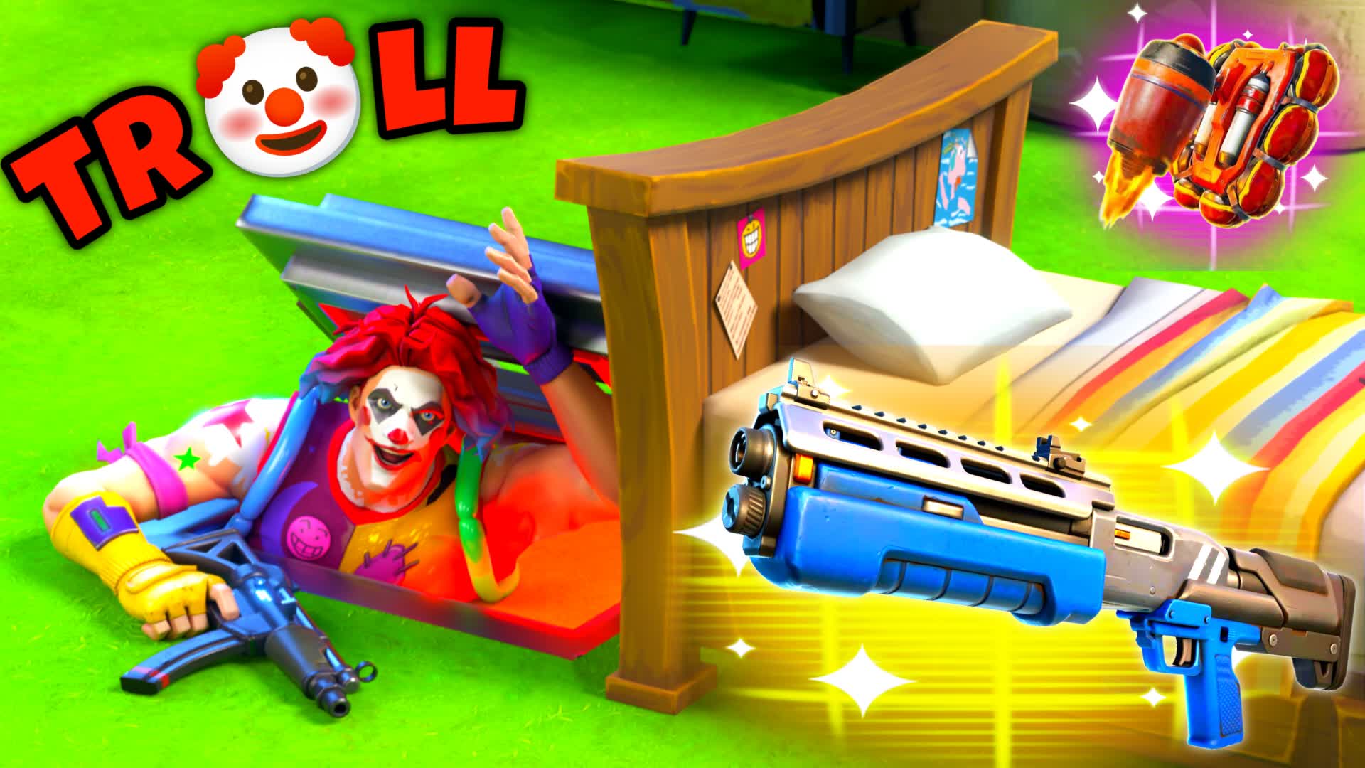 TR🤣LL BED WARS 🛏️