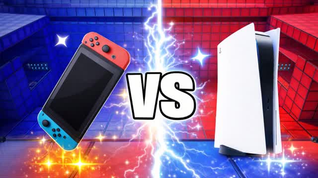 SWITCH VS CONSOLE PVP RED VS BLUE 🔴🔵