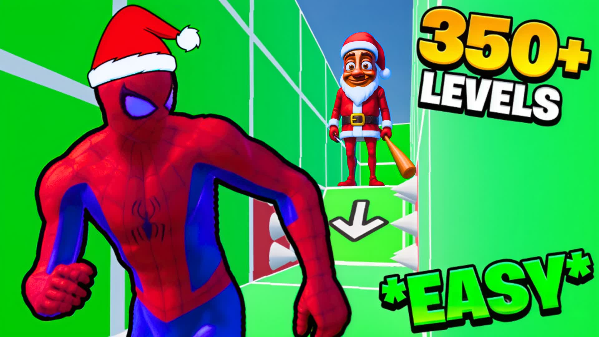 ❄️CRAZY PARKOUR 350+❄️