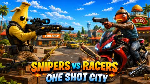 ONE SHOT CITY - SNIPERS VS RACERS