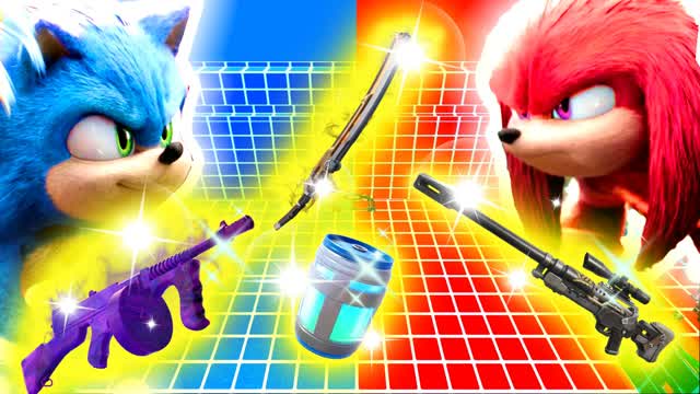 TMNT BLUE SONIC VS RED SONIC