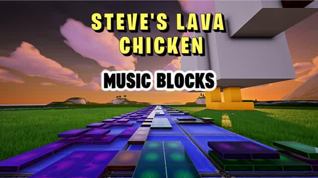 Steve Lava Chicken Music Blocks Cover