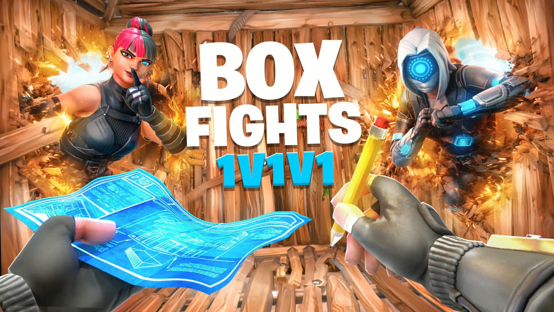 BOXFIGHTS 1V1V1 [NEW]
