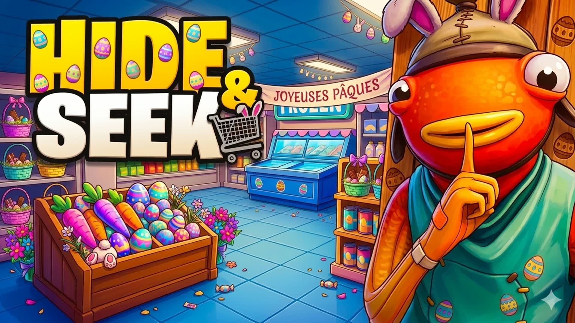 Hide and seek in a Supermarket 🛒