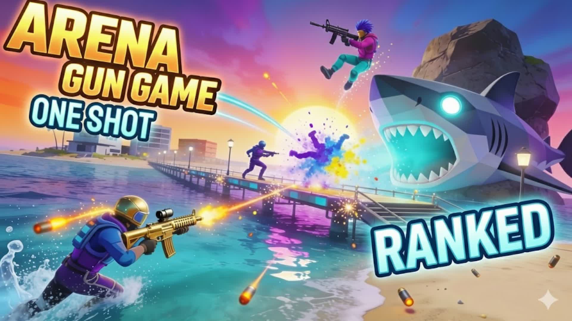 SHARK ARENA: ONE SHOT GUN GAME [RANKED]