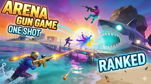 SHARK ARENA: ONE SHOT GUN GAME [RANKED]