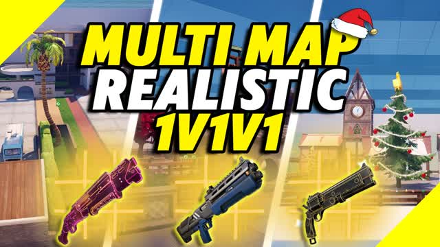 MULTI MAP REALISTIC 1V1V1 (ALL GUNS)