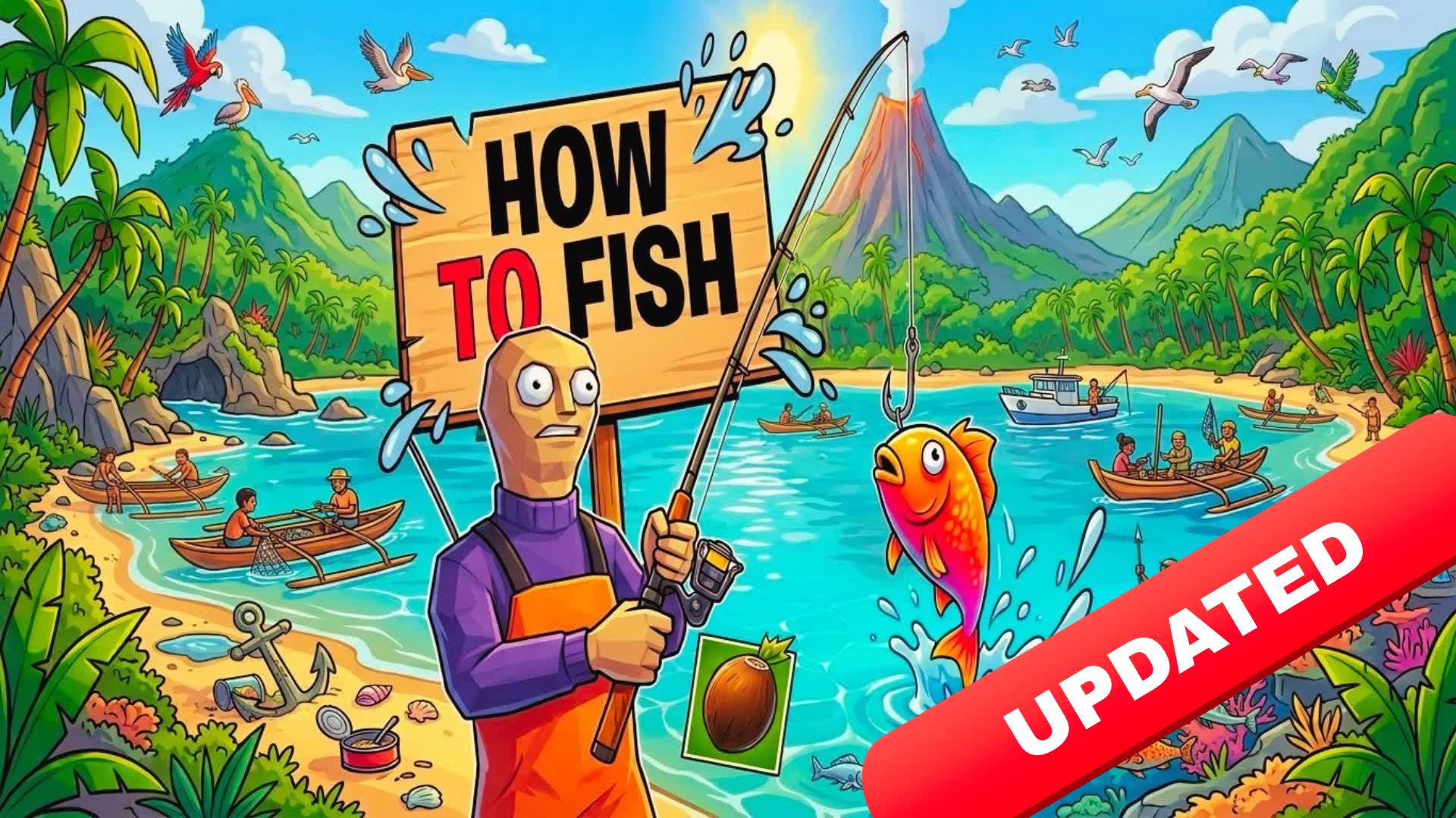HOW TO FISH : JELLYBOSS FIGHT