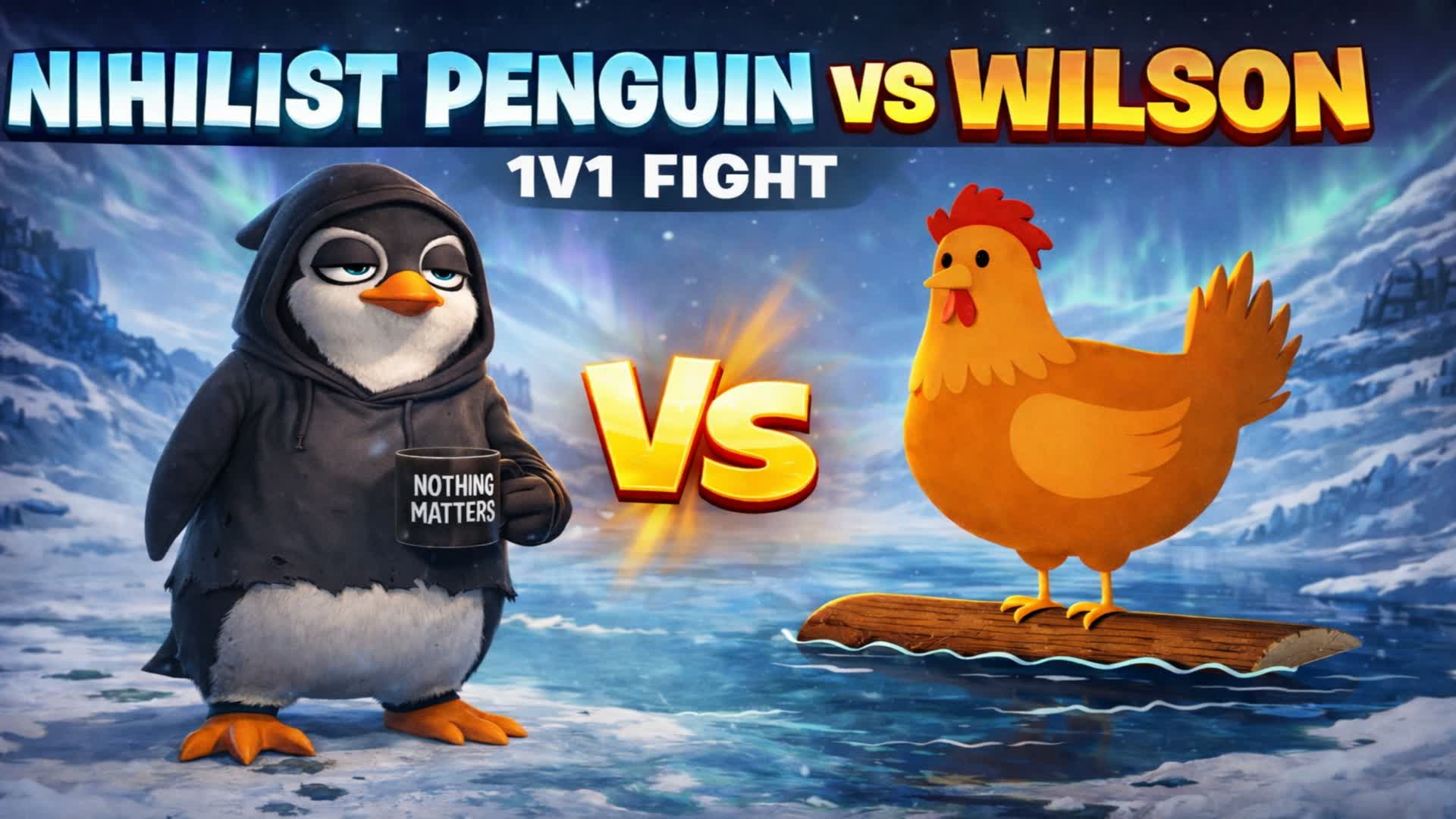 ニヒリスト・ペンギン対ウィルソン 1v1