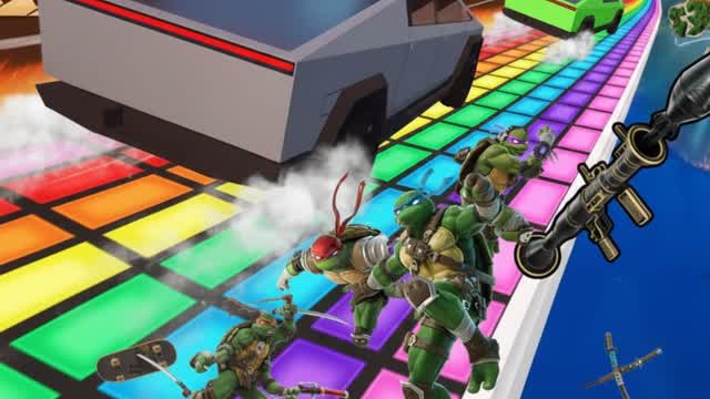 TMNT UP RAMP 🔧 CUSTOM CARS 🚗 CAR GAMES