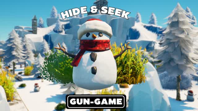 ❄️ Frosty Gun Game: Hide & Seek ❄️
