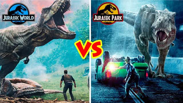🦕 JURASSIC PARK vs JURASSIC WORLD 🦖