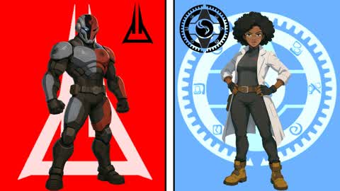 THE SEVEN VS I.O - RED VS BLUE