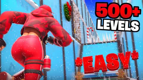 ❄️ WINTER PARKOUR 500+ [EASY]