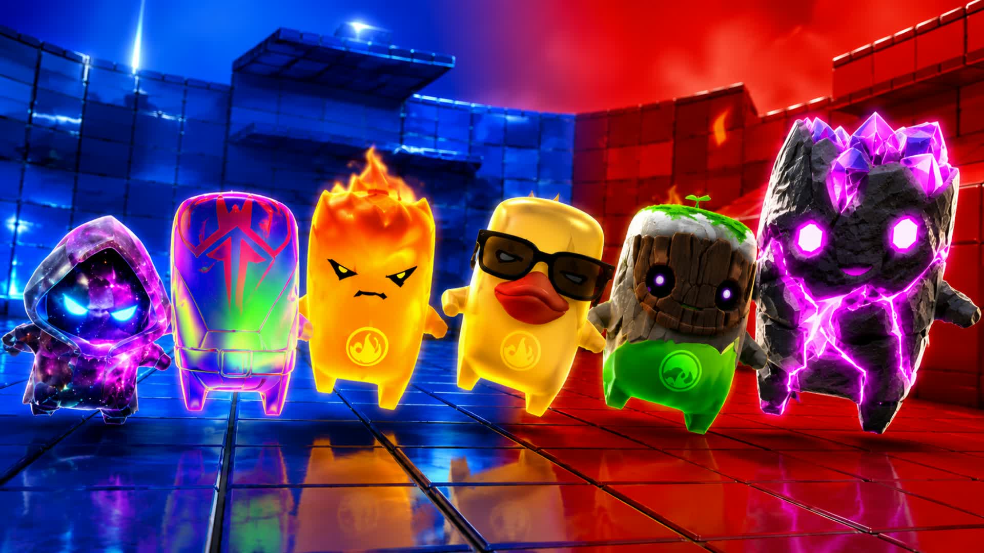 RED VS BLUE CLOVONE AURA